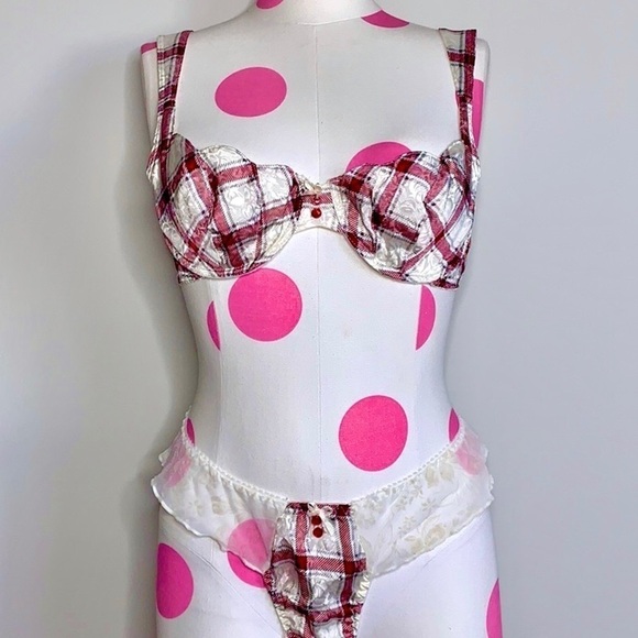 90s Vintage Victoria’s Secret Bra & Panty Set - Picture 1 of 7